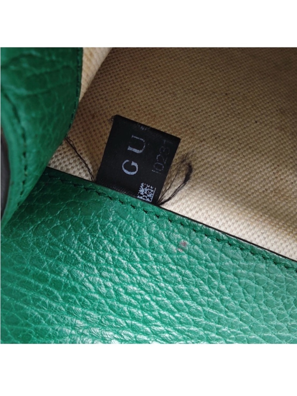 Gucci Dionysus Green Leather Chain Shoulder Bag Tiger Head - Picture 12 of 12